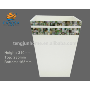 black natural shell decorative innovative waste bin